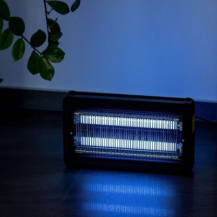Máquina elétrica para matar insetos 2x10W/230V 100 m²