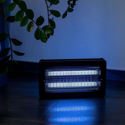 Máquina elétrica para matar insetos 2x10W/230V 100 m²