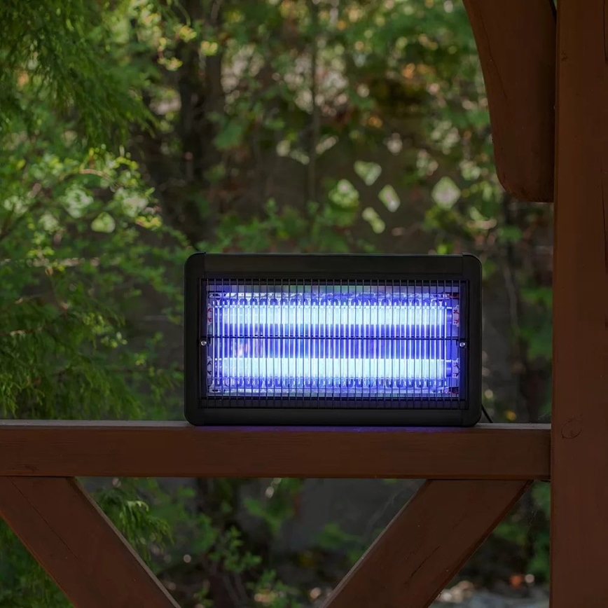 Máquina elétrica para matar insetos 2x10W/230V 100 m²