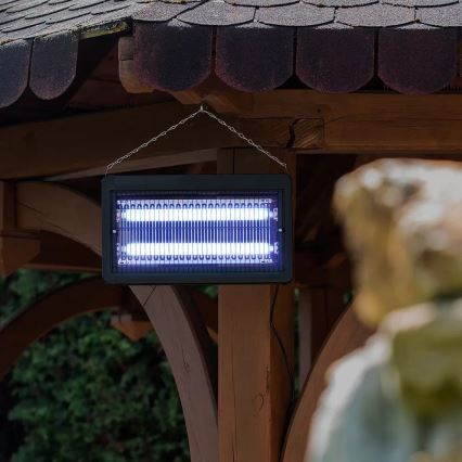 Máquina elétrica para matar insetos 2x10W/230V 100 m²
