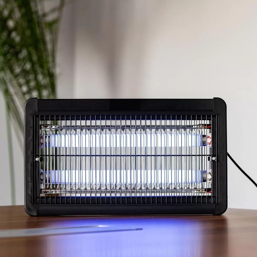 Máquina elétrica para matar insetos 2x10W/230V 100 m²