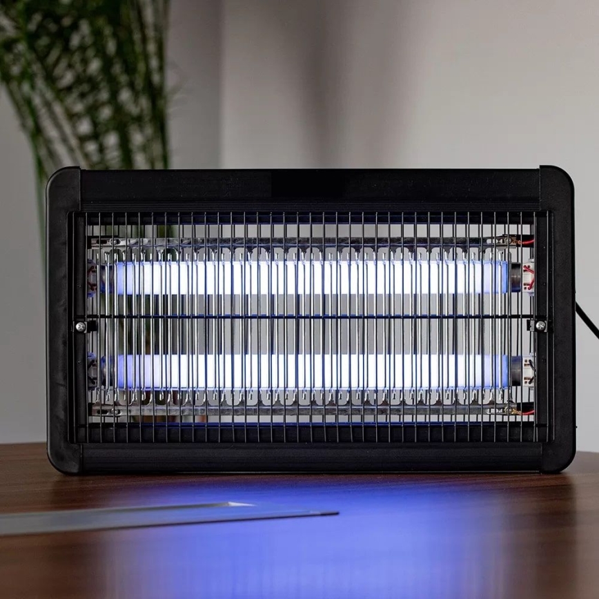 Máquina elétrica para matar insetos 2x10W/230V 100 m²