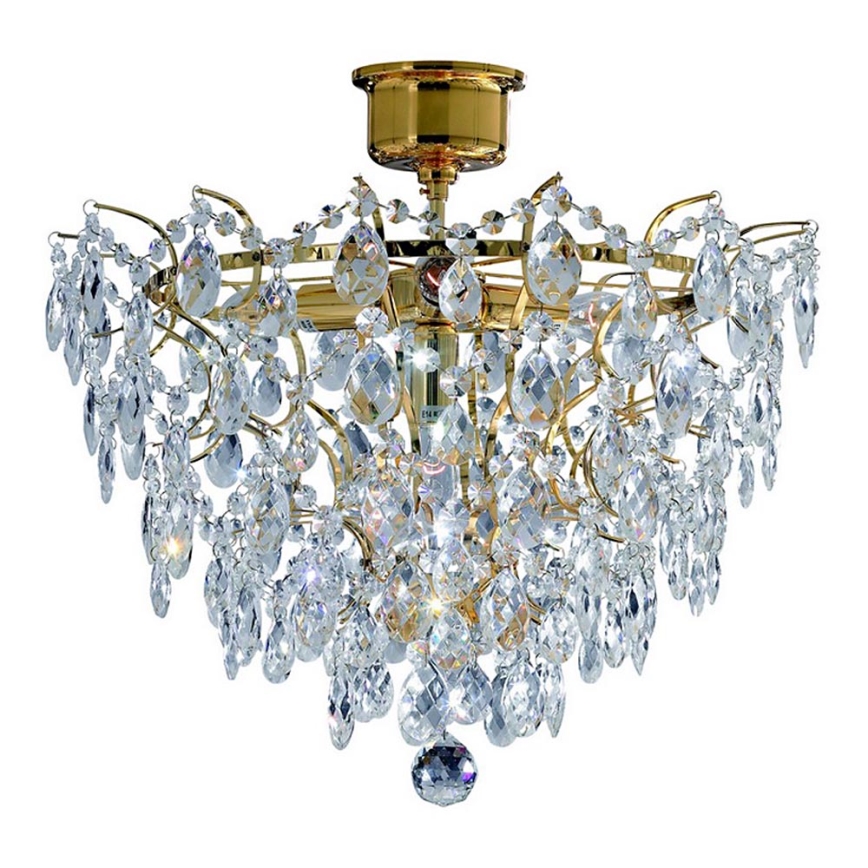 Markslöjd 100510 - Candelabro de cristal integrado ROSENDAL 4xE14/40W/230V