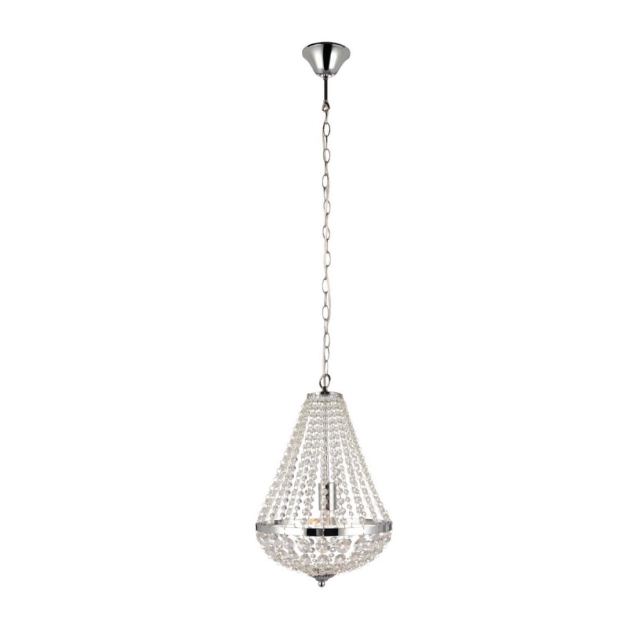 Markslöjd 104889 - Candelabro suspenso de cristal GRÄNSÖ 1xE27/60W/230V