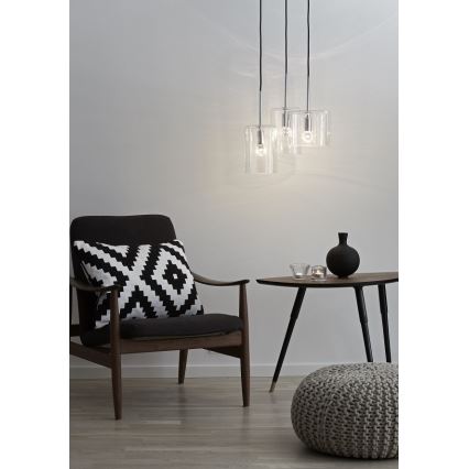 Markslöjd 105099 - Candelabro num fio ROCKFORD 3xE14/40W/230V