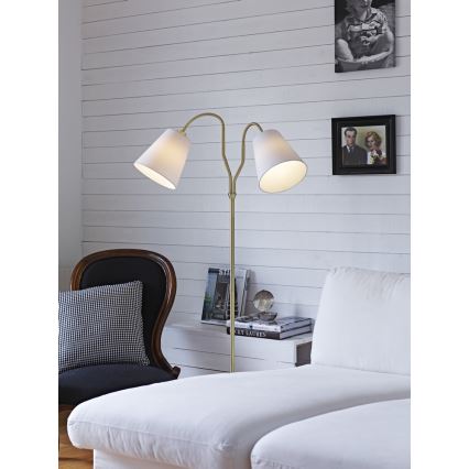 Markslöjd 105274 - Luminária de piso MODENA 2xE27/60W/230V