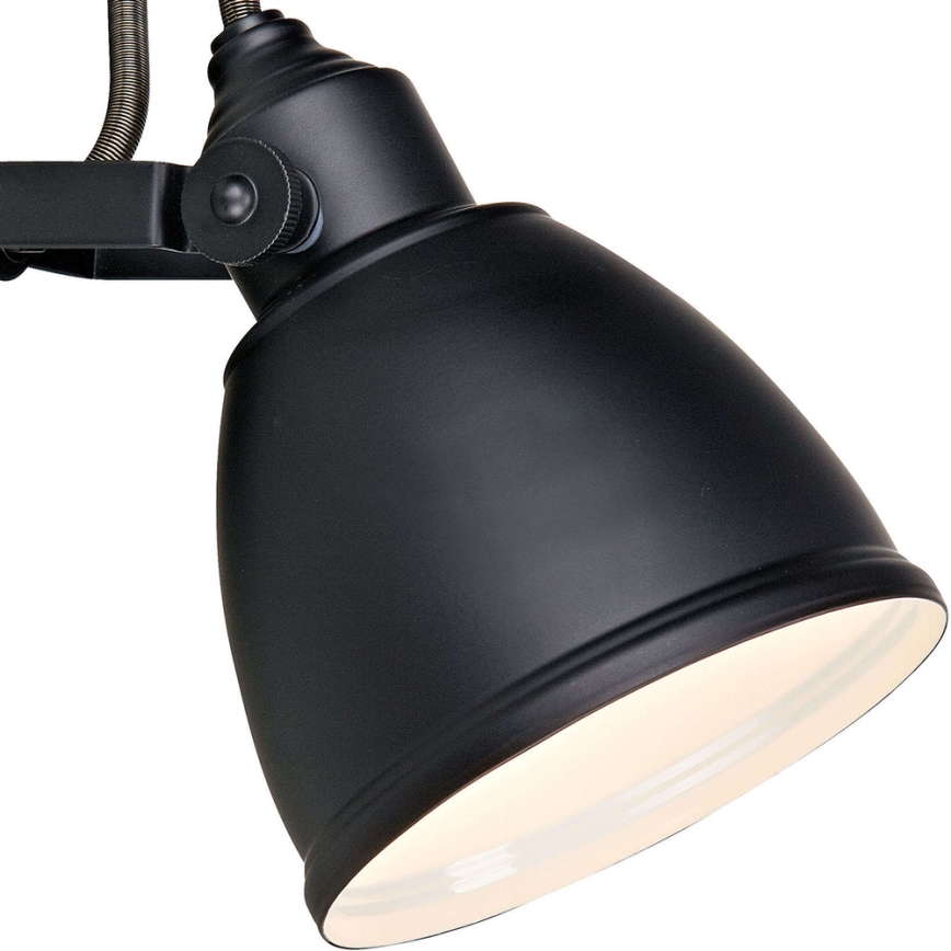 Markslöjd 105814 - Luz de parede FJÄLLBACKA 1xE14/40W/230V preto antigo