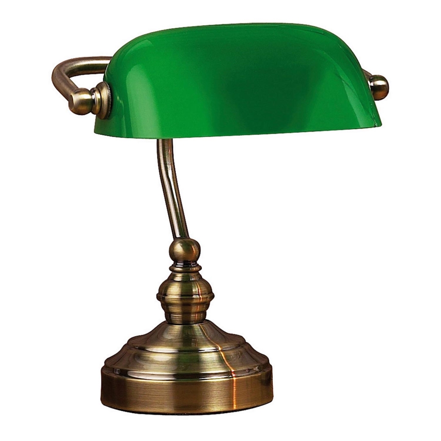 Markslöjd 105930 - Lâmpada de mesa BANKERS 1xE14/40W/230V