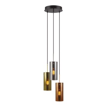 Markslöjd 106072 - Candelabro num fio STORM 3xE27/40W/230V