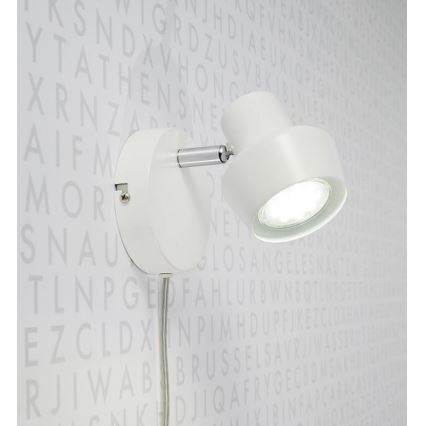 Markslöjd 106083 - Iluminação de parede URN 1xGU10/35W/230V branca