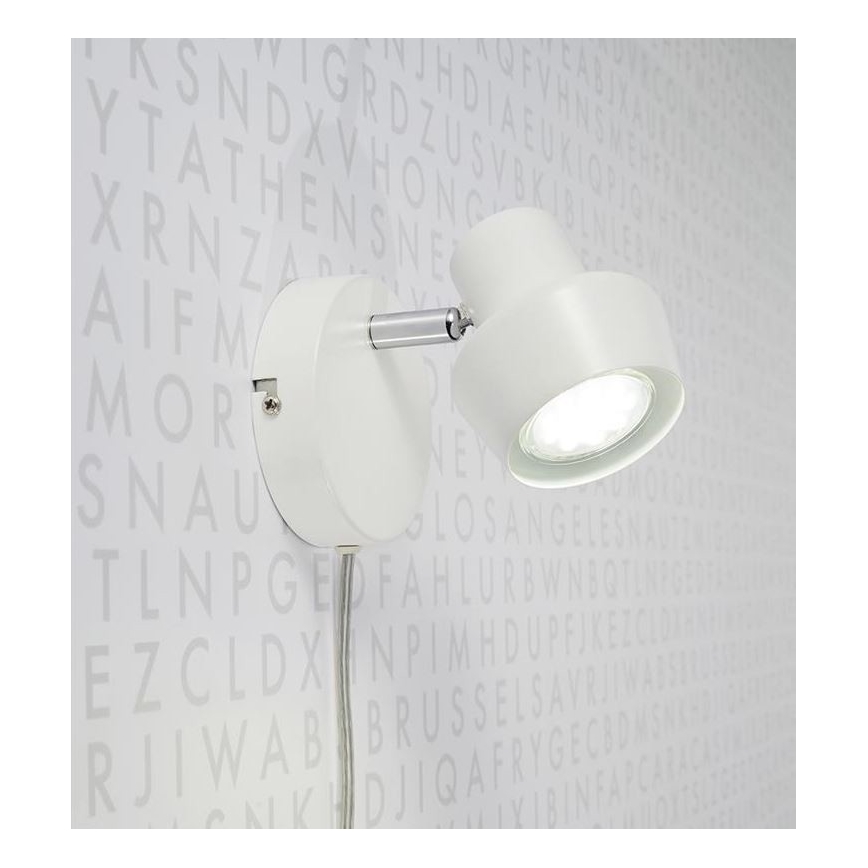 Markslöjd 106083 - Iluminação de parede URN 1xGU10/35W/230V branca
