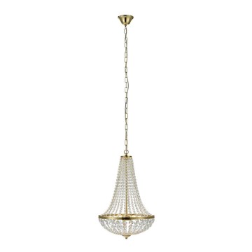 Markslöjd 106119 - Candelabro de cristal de corrente GRÄNSÖ 2xE14/40W/230V
