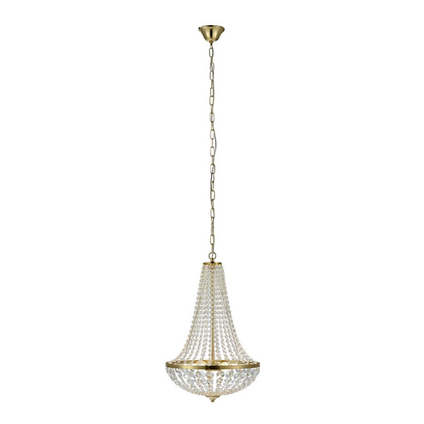 Markslöjd 106119 - Candelabro de cristal de corrente GRÄNSÖ 2xE14/40W/230V