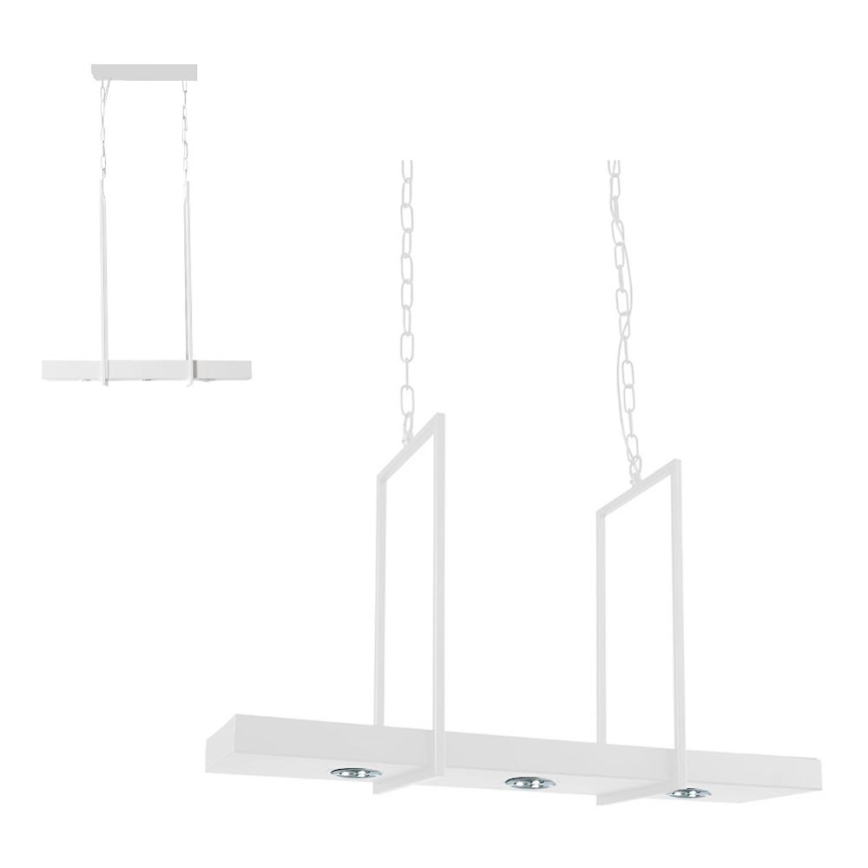 Markslöjd 106124 - Candelabro fosco LED na corrente TRAY 3xLED/3W/230V branco