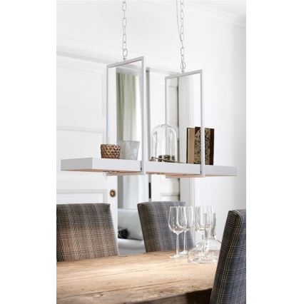 Markslöjd 106124 - Candelabro fosco LED na corrente TRAY 3xLED/3W/230V branco