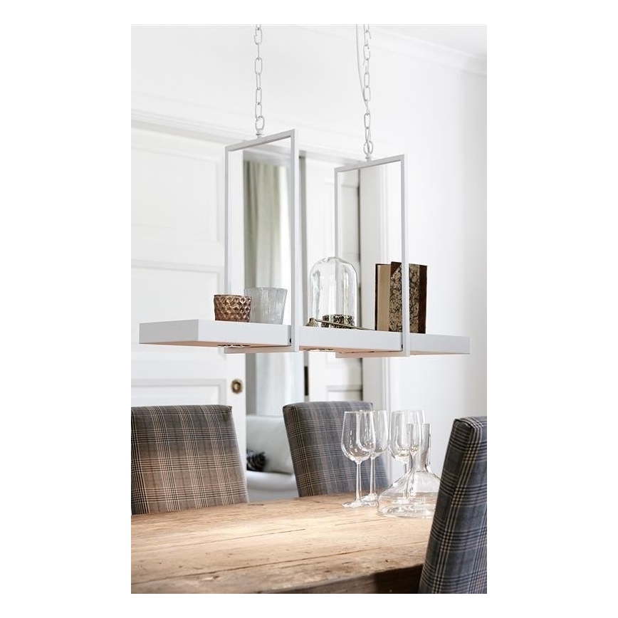 Markslöjd 106124 - Candelabro fosco LED na corrente TRAY 3xLED/3W/230V branco