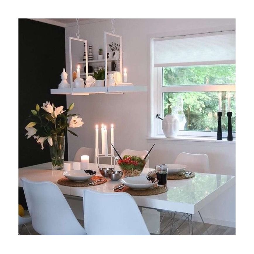 Markslöjd 106124 - Candelabro fosco LED na corrente TRAY 3xLED/3W/230V branco