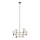 Markslöjd 106418 - Candelabro pendente CAPITAL 6xE27/60W/230V bronze
