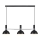 Markslöjd 106855 - Candelabro suspenso LARRY 3xE27/60W/230V