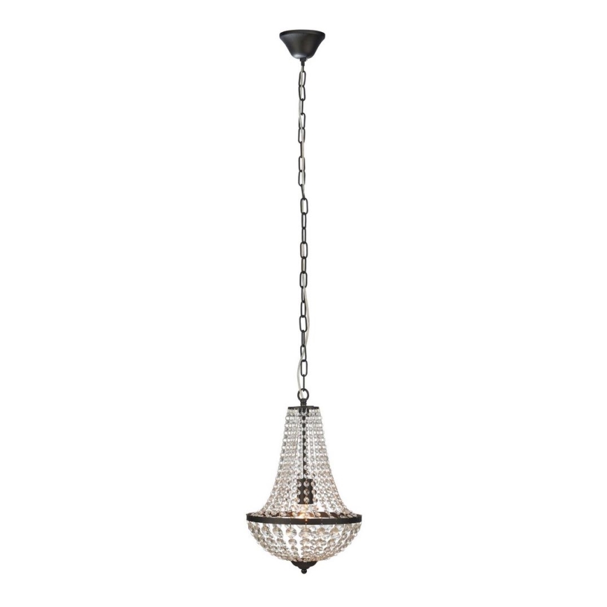Markslöjd 107026 - Candelabro de cristal de corrente GRÄNSÖ 1xE27/60W/230V