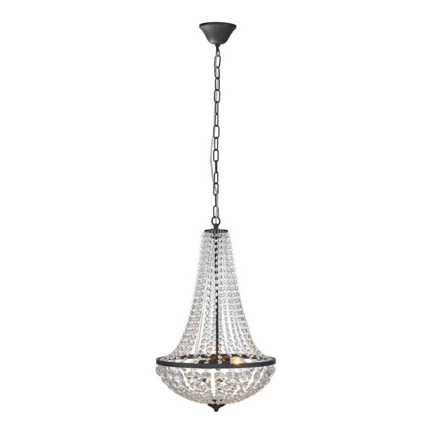 Markslöjd 107027 - Candelabro de cristal de corrente GRÄNSÖ 2xE14/40W/230V