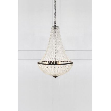 Markslöjd 107028 - Candelabro de cristal de corrente GRÄNSÖ 3xE14/40W/230V