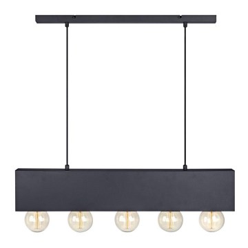 Markslöjd 107037 - Candelabro num fio COUTURE 5xE27/40W/230V