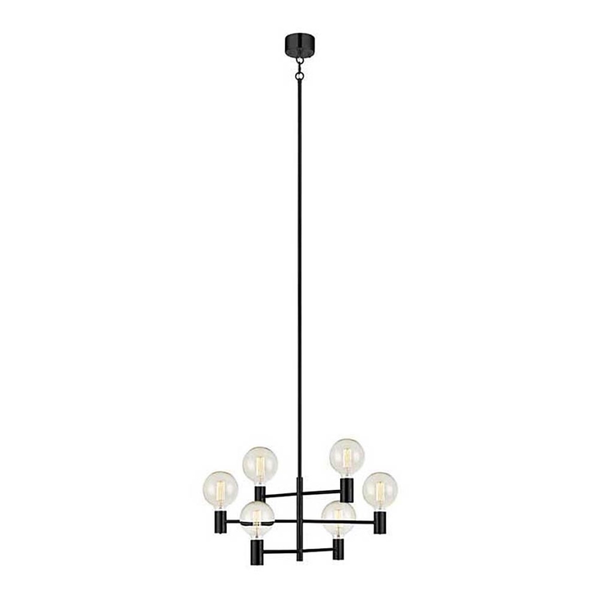 Markslöjd 107281 - Candelabro num fio CAPITAL 6xE27/60W/230V