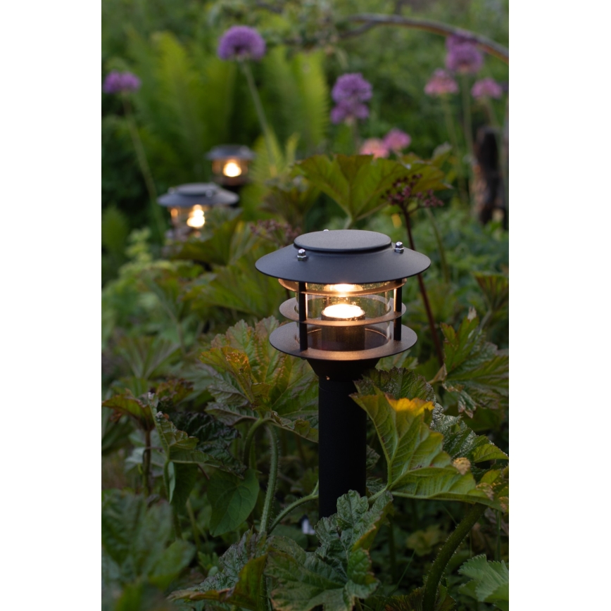 Markslöjd 107290 - Candeeiro exterior LED GARDEN 24 LED/3W/24V 45 cm IP44 preto