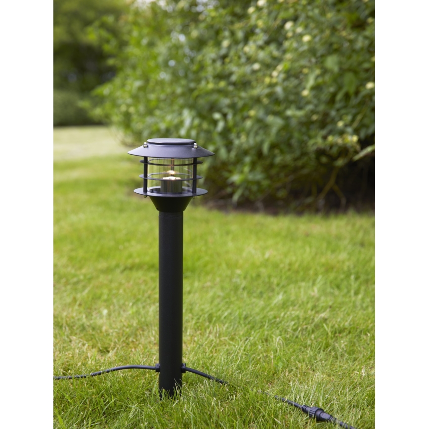 Markslöjd 107290 - Candeeiro exterior LED GARDEN 24 LED/3W/24V 45 cm IP44 preto