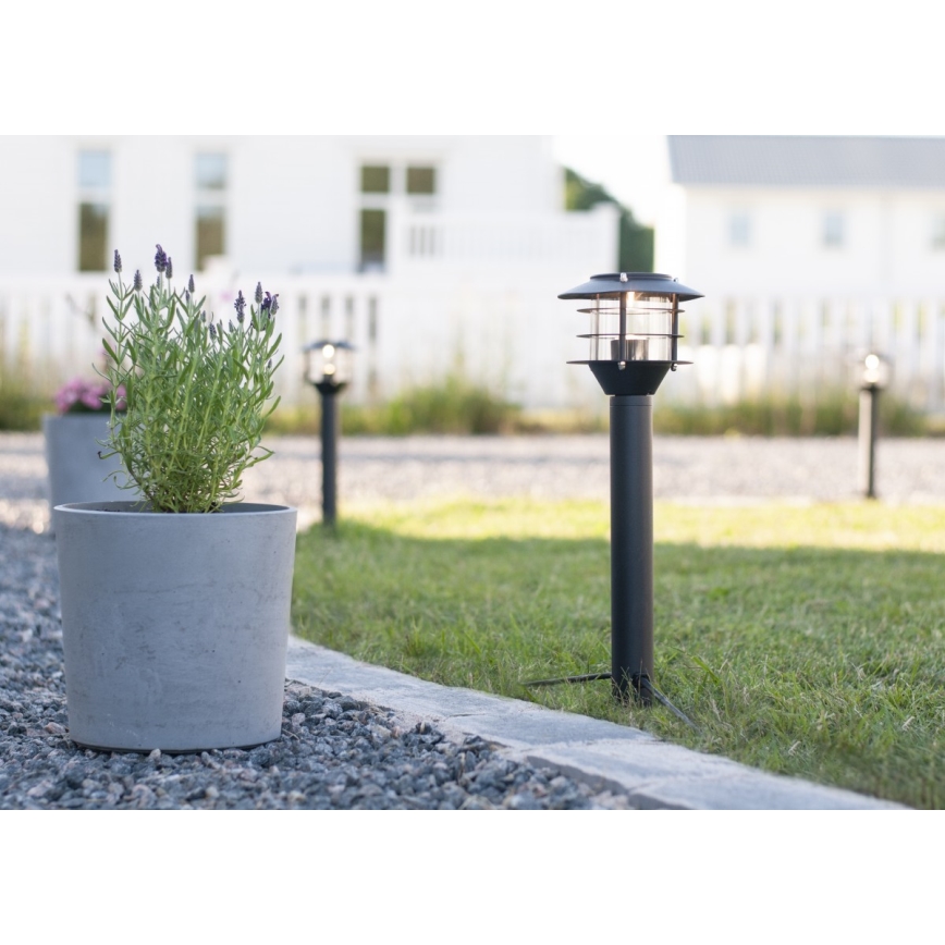 Markslöjd 107290 - Candeeiro exterior LED GARDEN 24 LED/3W/24V 45 cm IP44 preto