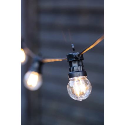 Markslöjd 107292 - Corrente decorativa para exterior LED GRINALDA GARDEN 10xLED 5,5m IP44