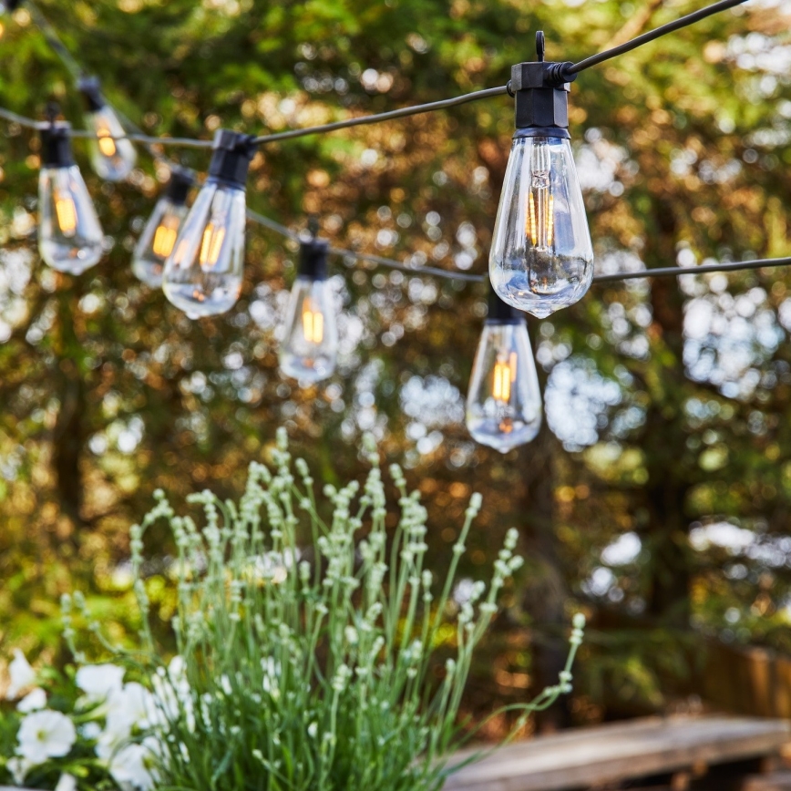Markslöjd 107293 - Corrente decorativa exterior LED GRINALDA GARDEN 10xLED 5,5m IP44