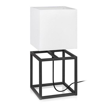 Markslöjd 107306 - Lâmpada de mesa CUBE 1xE27/60W/230V