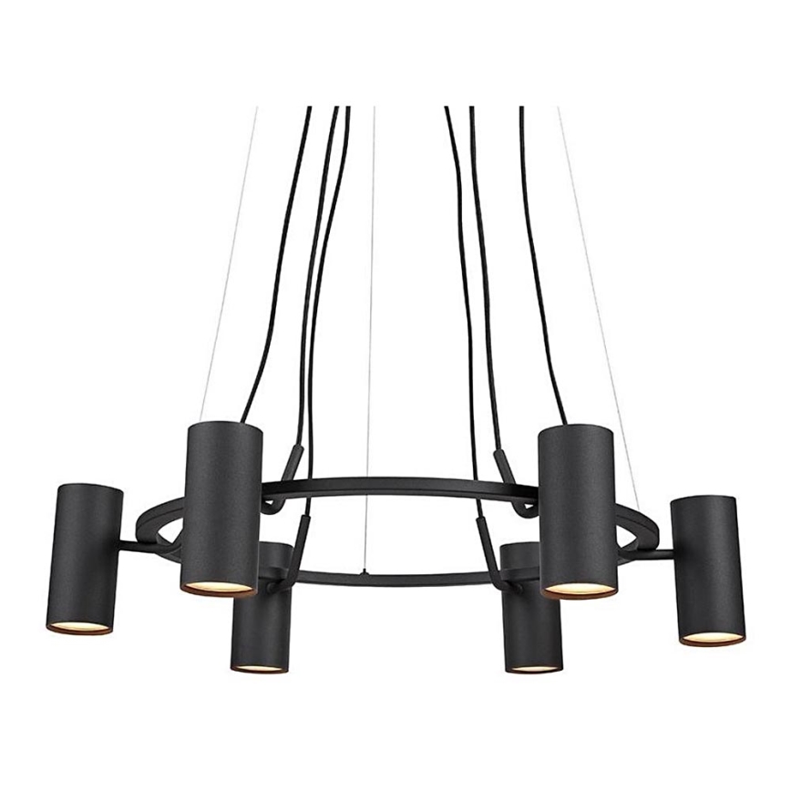Markslöjd 107357 - Candelabro num fio PORTO 6xGU10/12W/230V