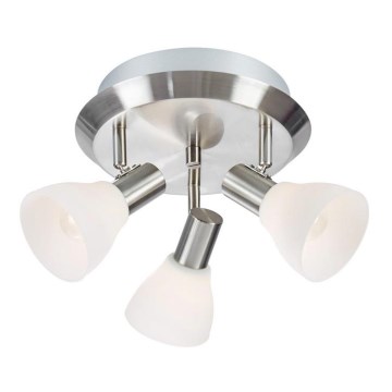 Markslöjd 107505 - Foco VERO 3xE14/40W/230V cromado brilhante