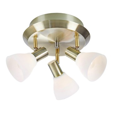 Markslöjd 107506 - Foco VERO 3xE14/40W/230V latão