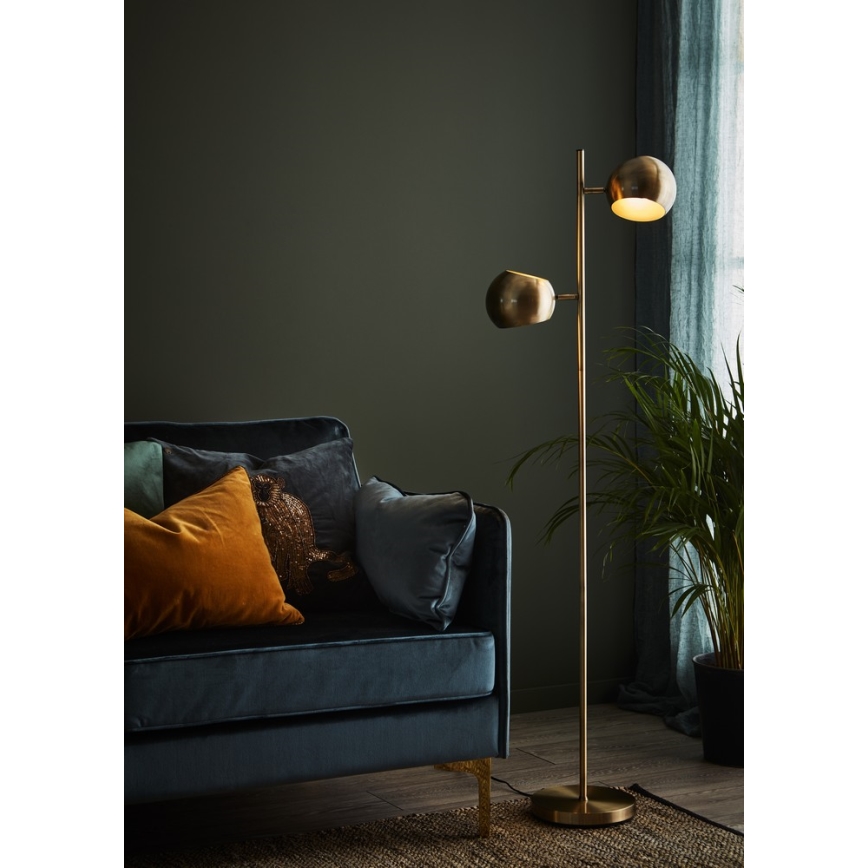 Markslöjd 107742 - Luminária de piso EDGAR 2xE14/40W/230V