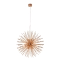 Markslöjd 107752 - Candeeiro suspenso SOLEIL 12xE14/20W/260V Rosa dourado
