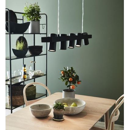 Markslöjd 107784 - Candelabro num fio TORINO 5xGU10/7W/230V