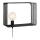 Markslöjd 107814 - Luz de parede SHELF 1xE27/60W/230V