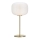 Markslöjd 107819 - Candeeiro de mesa SOBER 1xE27/60W/230V branco/latão
