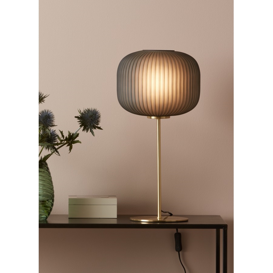 Markslöjd 107820 - Candeeiro de mesa SOBER 1xE27/60W/230V latão