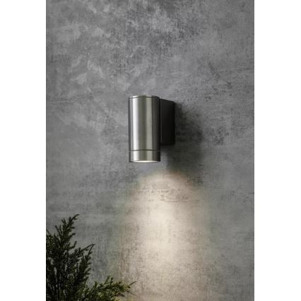 Markslöjd 107915 - Luz de parede de exterior PIPE 1xGU10/35W/230V IP44