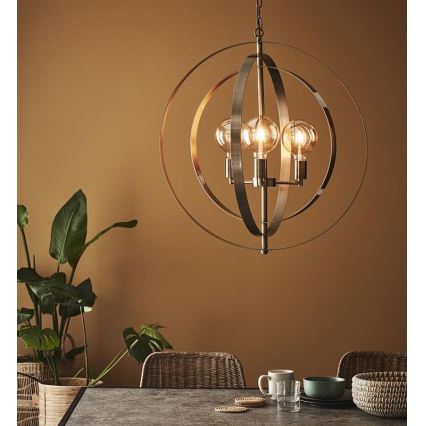Markslöjd 107941 - Candelabro numa corrente ORBIT 3xE27/60W/230V