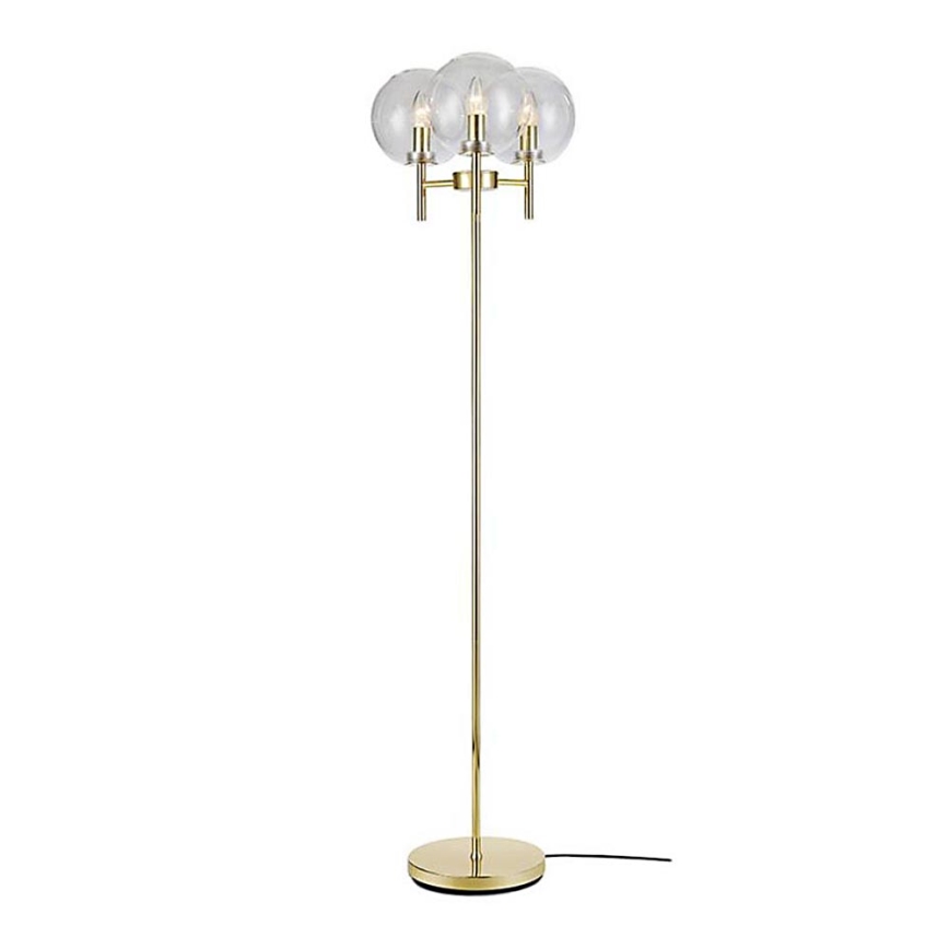 Markslöjd 107946 - Luminária de piso CROWN 3xE14/20W/230V