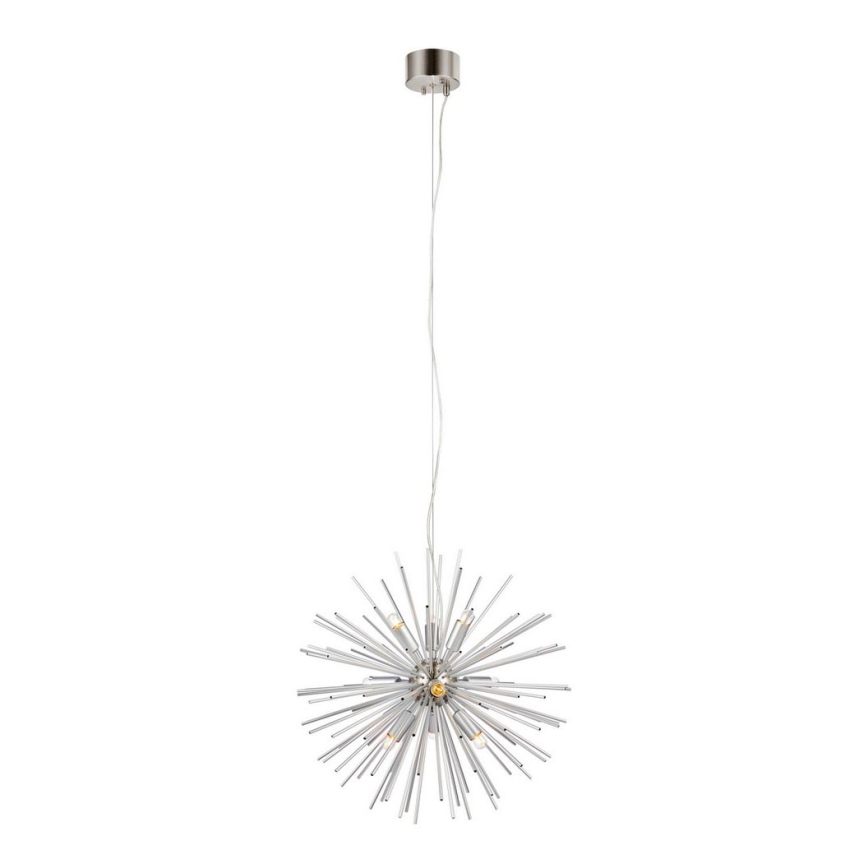 Markslöjd 108049 - Candelabro num fio SOLEIL 9xE14/20W/230V prata