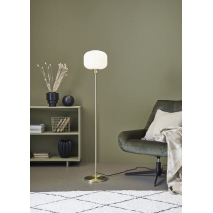 Markslöjd 108054 - Candeeiro de chão SOBER 1xE27/40W/230V latão