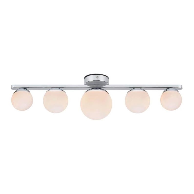 Markslöjd 108066 - Iluminação de teto de casa de banho PURO 5xG9/20W/230V IP44