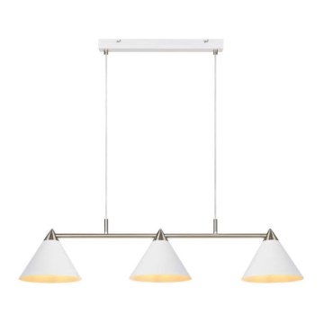 Markslöjd 108075 - Candelabro suspenso KLINT 3xE14/40W/230V branco